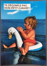 Carte postale enfant - TE DEGONFLE PAS, MON PETIT CANARD ! (53)