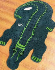 Tapis crocodile fait main 100