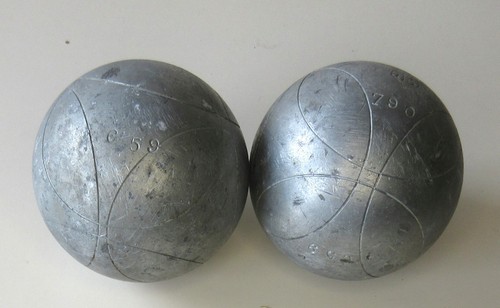 Deux boules pétanque jb - deux,