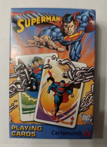 Jeu cartes superman - jeu, de