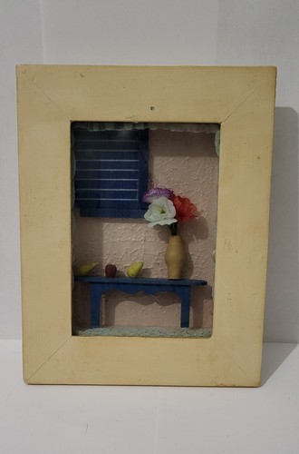 Tableau vintage vitrine - tableau, 3d