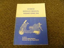 2004 2005 2006 2007 Kymco Grand Dink 250 Scooter Shop Service Repair Manual