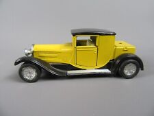 A885 Bugatti Type 44 Jaune & Noir 1928 Jouet à Friction Testé Fonctionne Bien