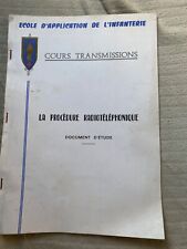 OLD MILITARY DOCUMENT RADIOTELEPHONE PROCEDURE RADIO STATION 