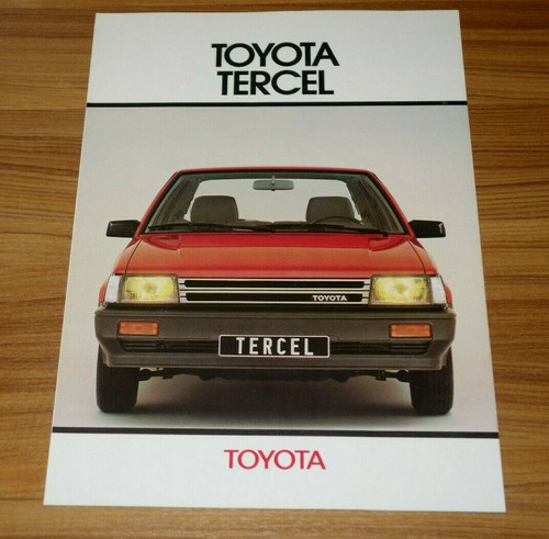 Dépliant toyota tercel - toyota,