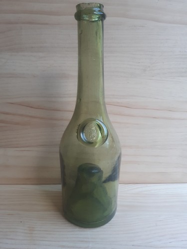 Demi bouteille verre soufflé - demi,