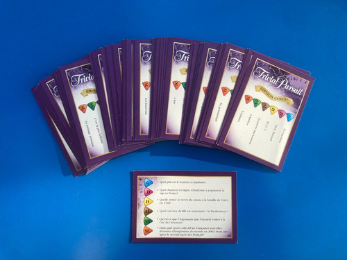 Trivial pursuit lot carte - lot, 50