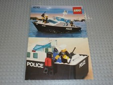 LEGO Notice de Montage Instruction Set 4010-1: Police Rescue Boat