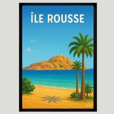 Affiche Poster mural ÎLE