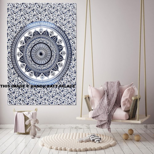 Grand tapisserie mandala - tapisserie,
