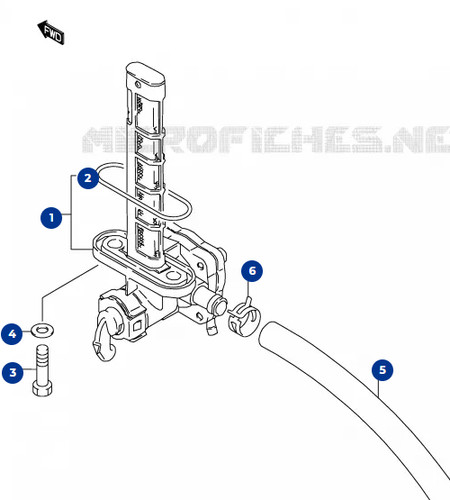 Robinet essence pour - pour, suzuki