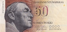 50 Markkaa- Alvar Aalto (1898-1976) - 1986  - 3121551874