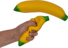 Banane Squeeze Anti-Stress 19cm 280g – Jouet Réaliste Étirable pour Détente