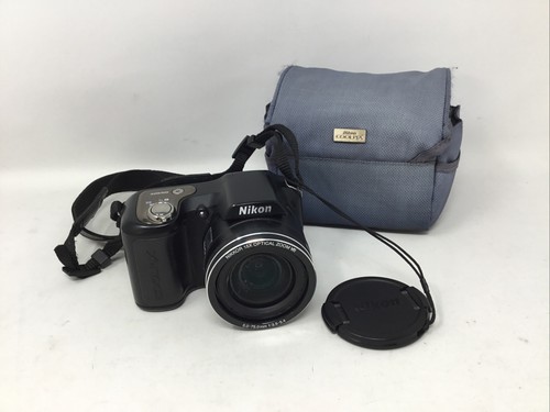 Nikon coolpix l100 10mp black - nikon,