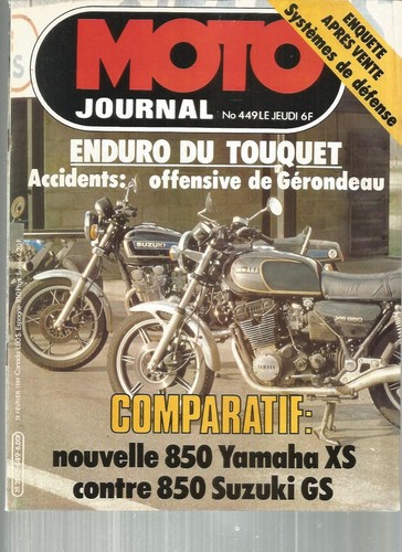 Moto journal 449 850 yam - journal, n°449