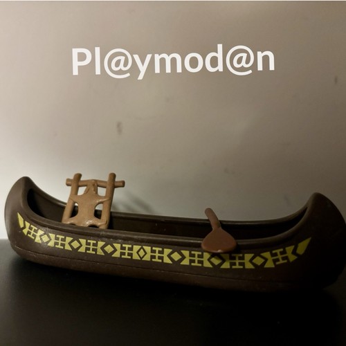 Playmobil pirogue canoë - playmobil, pirogue/canoë