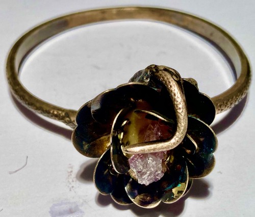 Bracelet serpent et - ,