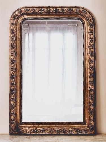 Miroir louis philippe ancien - miroir, louis-philippe