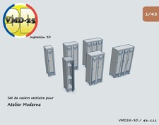 Set casiers de vestiaire moderne  - 1/43