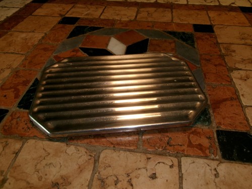 Dessous plat inox - dessous, vintage