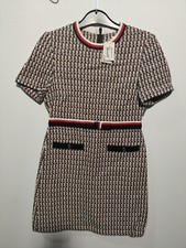 robe maje noire blanche taille