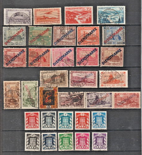 Ref 345 timbres allemand lot - 345-timbres,