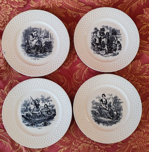 Assiettes parlante en - 4,