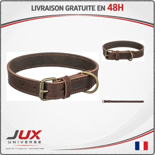 Collier chien cuir - collier,