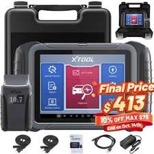 USED XTOOL D8BT Bluetooth OBD2 Scanner All System Diagnostic ECU Coding Topology
