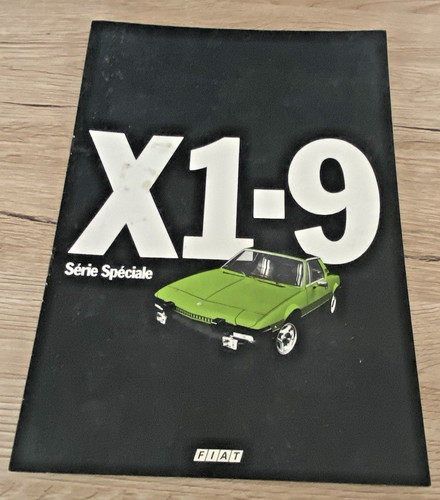 Rare brochure vente - vente, fiat