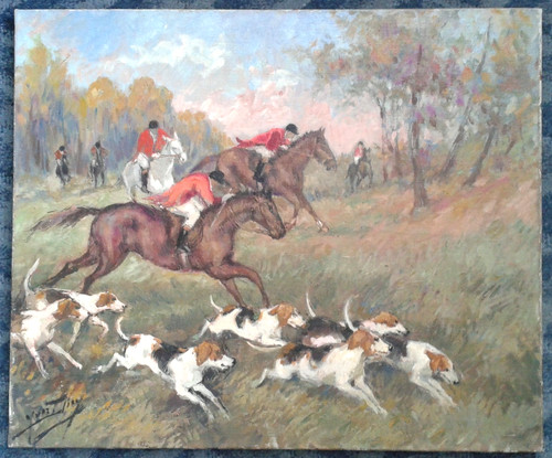 Chasse courre belle - , "