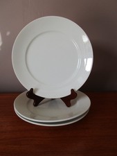 3 Assiettes Plates Blanches
