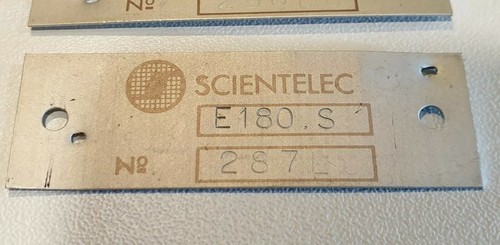 Original metal logo scientelec - metal,