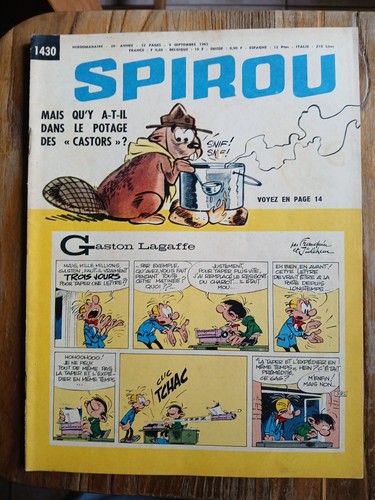 Spirou 1430 gaston - spirou, n°