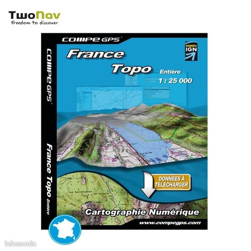 Twonav vtt randonnée - vtt, carte