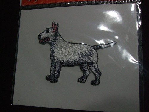 Sticker broderie chien bull - chien,