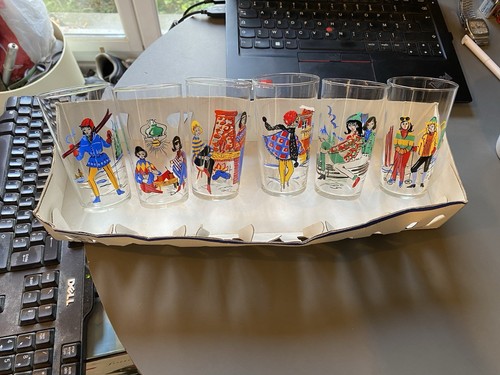 Série verres vintage - série, 6