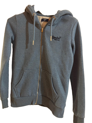 Superdry veste zippée bleue - superdry,