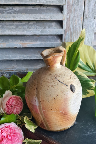 Ancien pot cruche faisselle - pot,