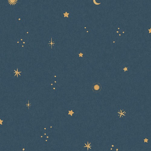 Papier peint ciel nocturne - peint,