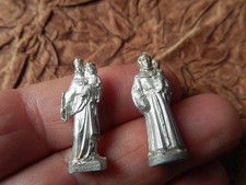 lot 2 STATUETTES VIERGE DE