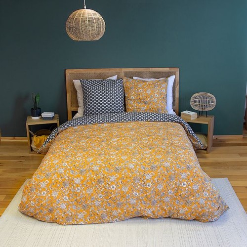 Parure lit 220x240 coton - de, cm