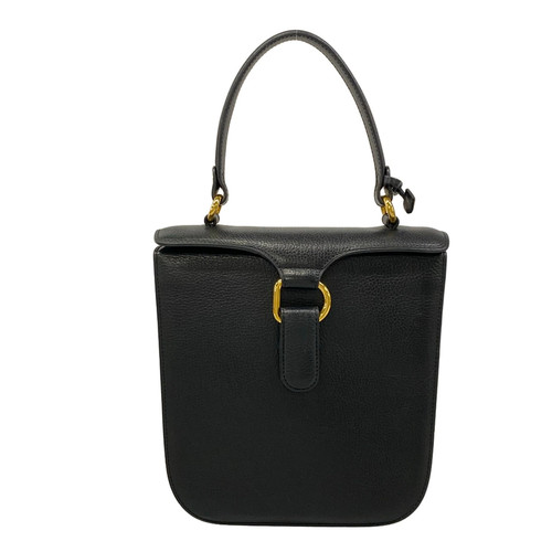 Delvaux black leather handbag - delvaux,