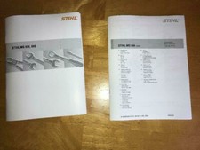 MS 660 MS660 STIHL Chainsaw Service Workshop Repair & Parts List Diagram Manual