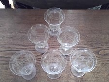 6 verres en cristal de Bohème