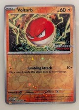 CUSTOM CARD Voltorb Professor Program COSMO HOLO Pokemon Custom Card