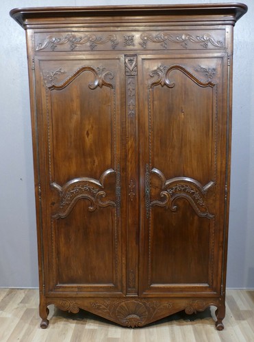 Large louis cherry wardrobe - large,
