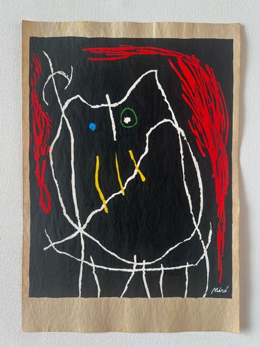 Joan miro dessin sur papier - joan,