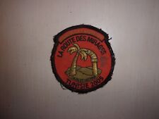 Rare HARLEY-DAVIDSON La route des mirages fabric crest TUNISIA 2005