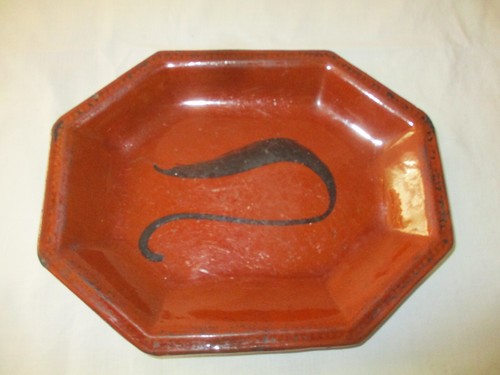 Ancien plat terre cuite - ancien,